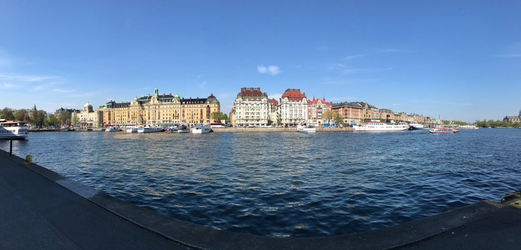 The skyline in Stockholm