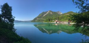 A view of Walchensee Lake.