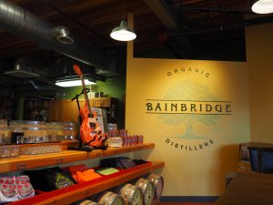 The tasting room at Bainbridge Organic Distillers