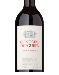 Bottle of tempranillo