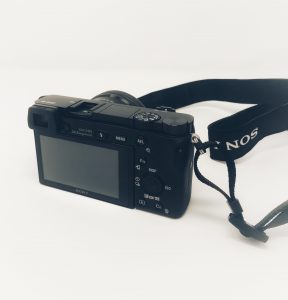 A Sony a6000 camera.