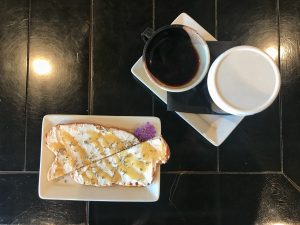 Honey Lavendar Toast and a pour over coffee at The Five07.