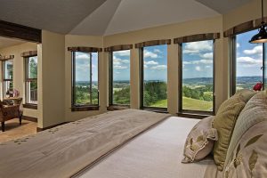 The Jura Suite at Youngberg Hill with picturesque views of the Willamette Valley